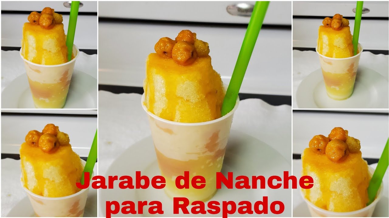 como hacer jarabe de nance para raspado