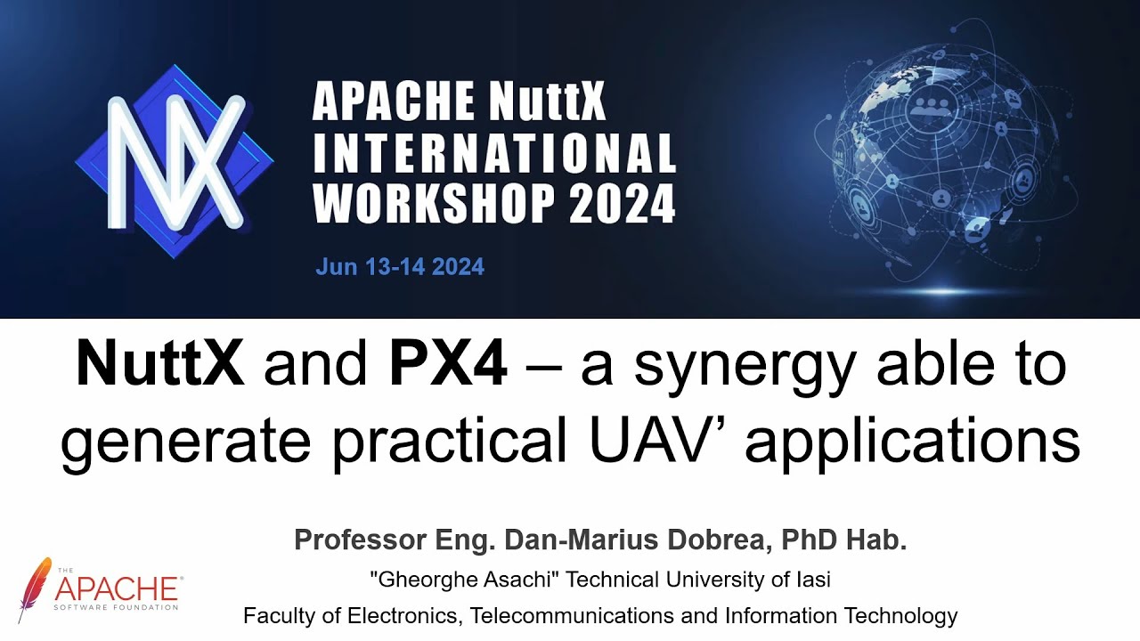 NuttX and PX4 – a synergy able to generate practical UAV’ applications (#NuttX #NXPHoverGames #nxp)