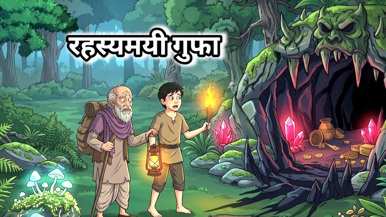 श्रापित गुफा का सच 😱 | एक गाँव का विनाश | Cursed Cave | Moral Story