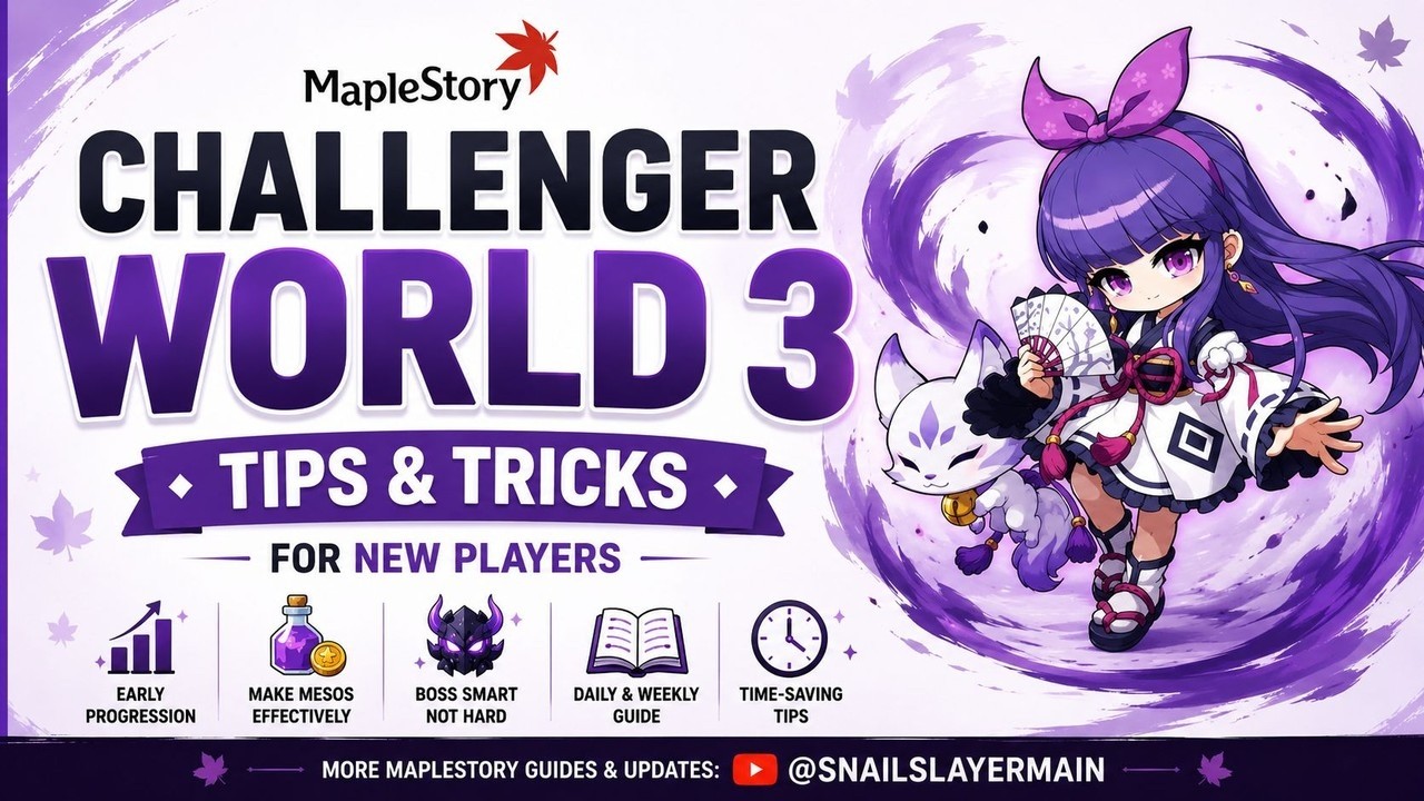 MapleStory Challenger World 3 Guide Best Tips & Tricks for New Players