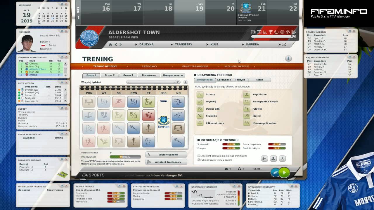 Let's play FIFA Manager 12 PL Part 60 Aldershot Town
