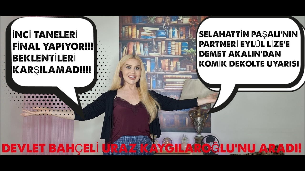 Demet Akalın'dan Komik Dekolte Uyarısı!!!