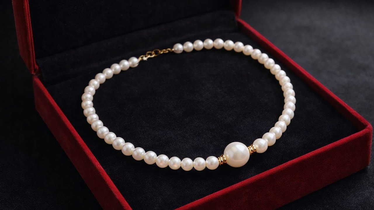 DIY Pearl Necklace at Home | Easy & Elegant Jewellery Making
