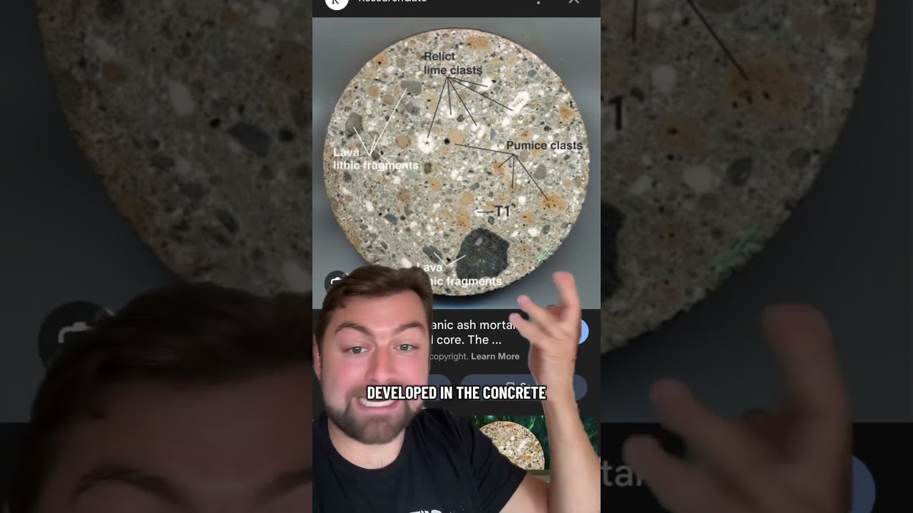 Почему римский бетон был таким потрясающим #шорты