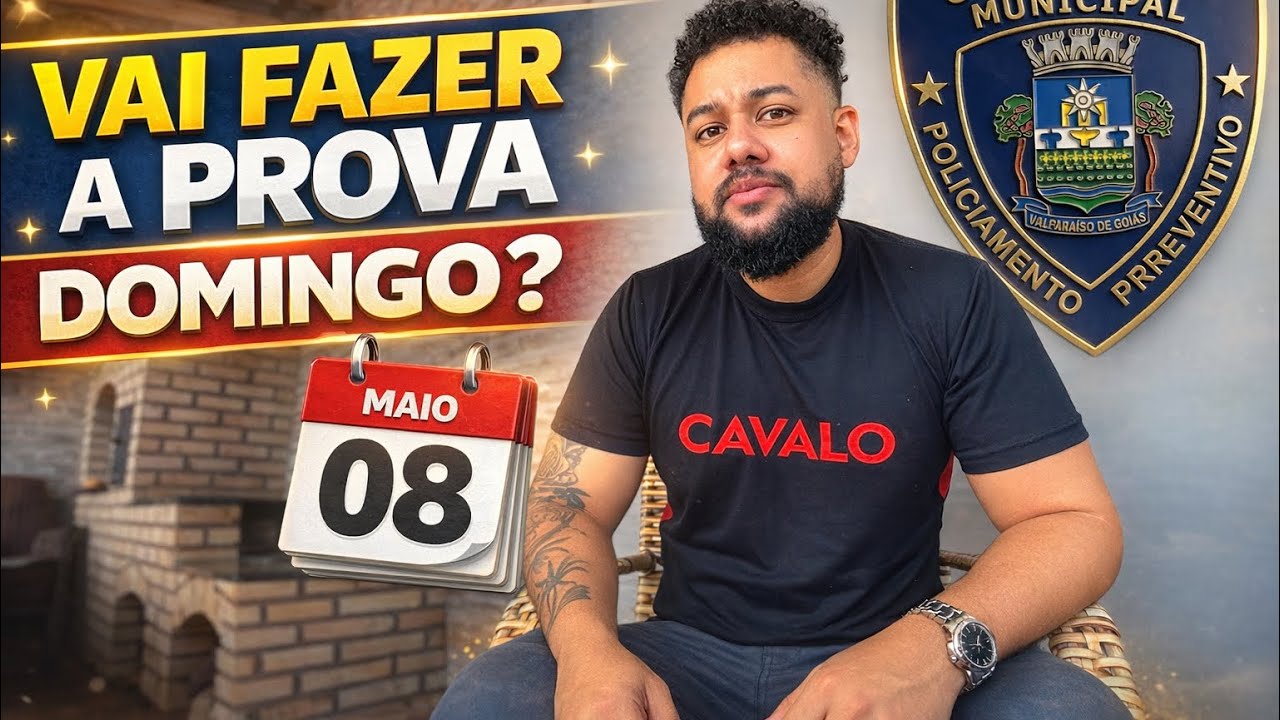 GCM VALPARAISO - NÃO COMETA ESSES ERROS -Vai fazer a prova? É o seu primeiro concurso? 