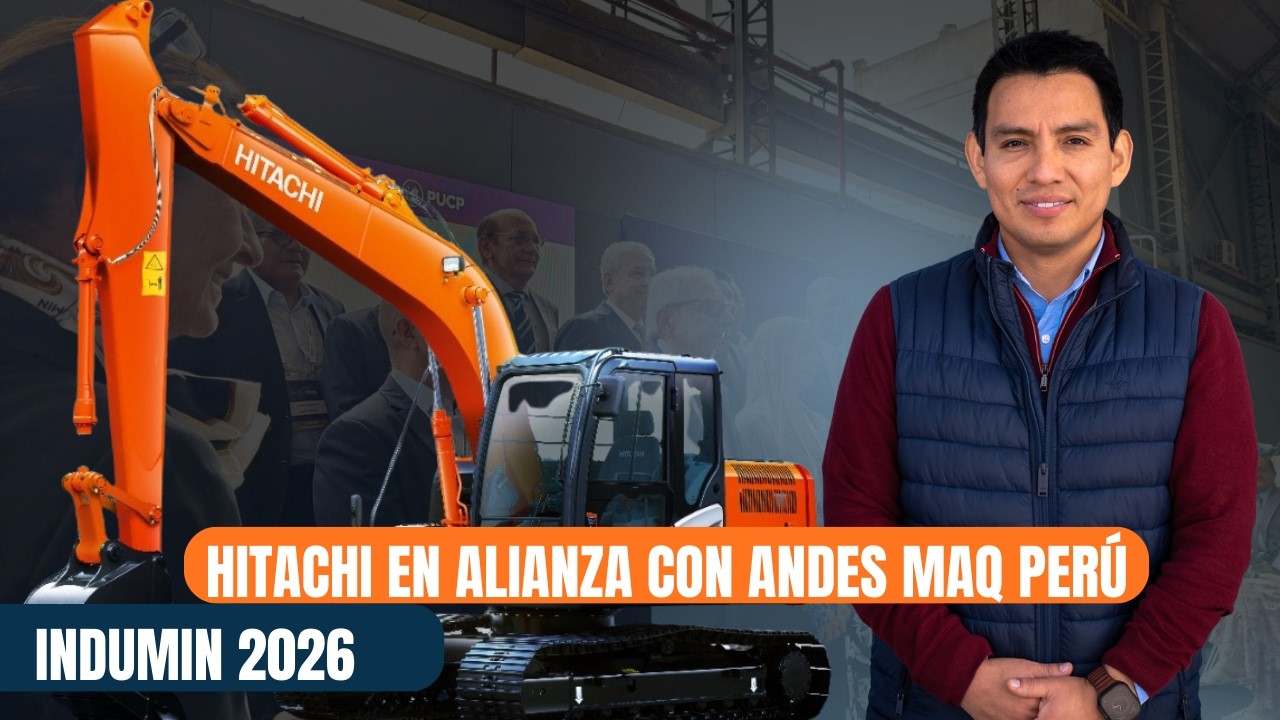 Indumín 2026: Entrevistas exclusivas / Andes Maq ahora en alianza con Hitachi Construction Machinery