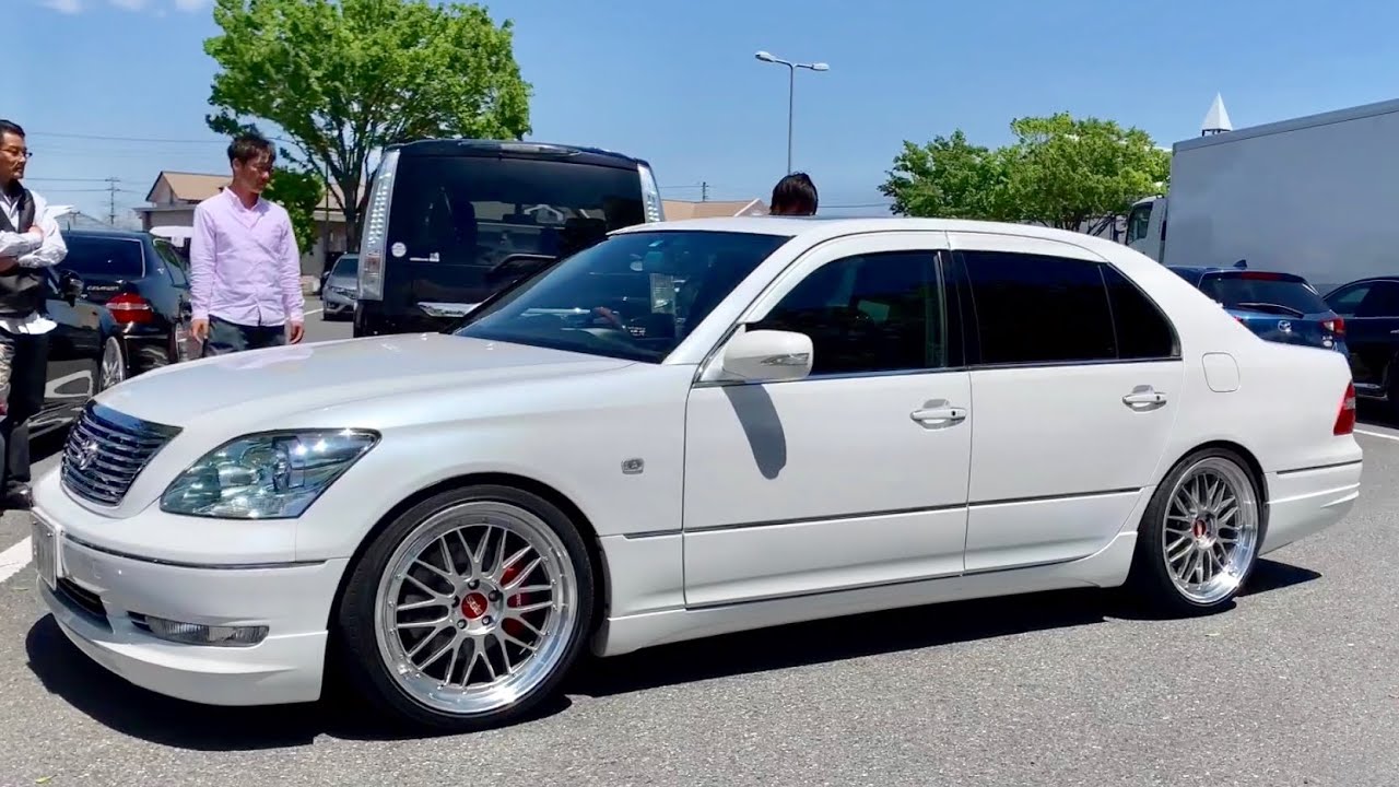 【モリさんのセルシオ】20インチのBBS LMを履いてきた‼️新しく出たレグノを装置で乗り心地アップ‼️WALD エアロ【30後期セルシオ ER version】花園MT 2019.5.2