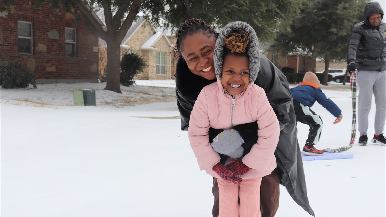 Texas snow Day Adventure 