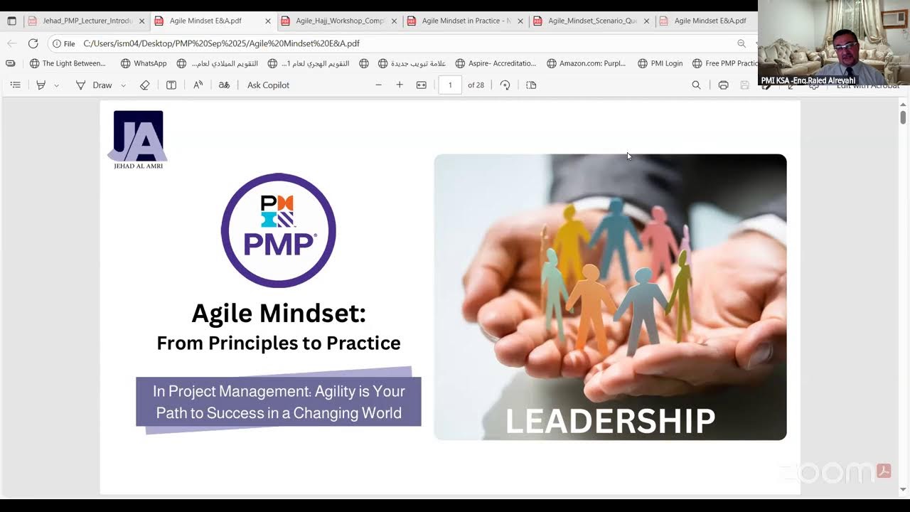 PMP PROGRAM SEPTEMBER 2025 Sessions