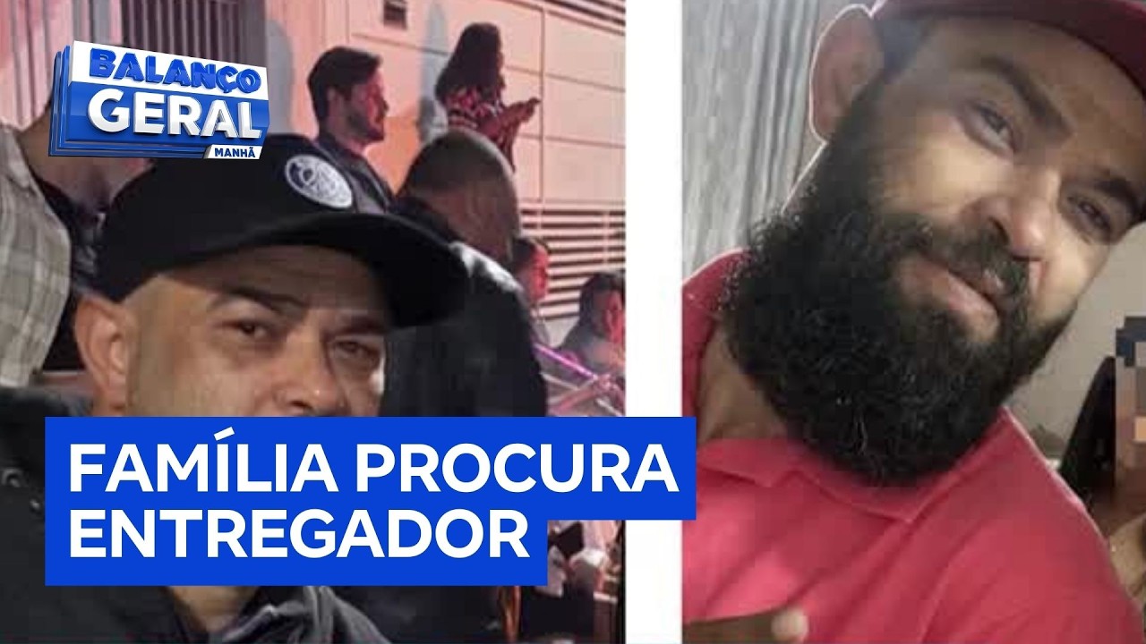 Entregador desaparece após sair de casa durante a madrugada em São Paulo