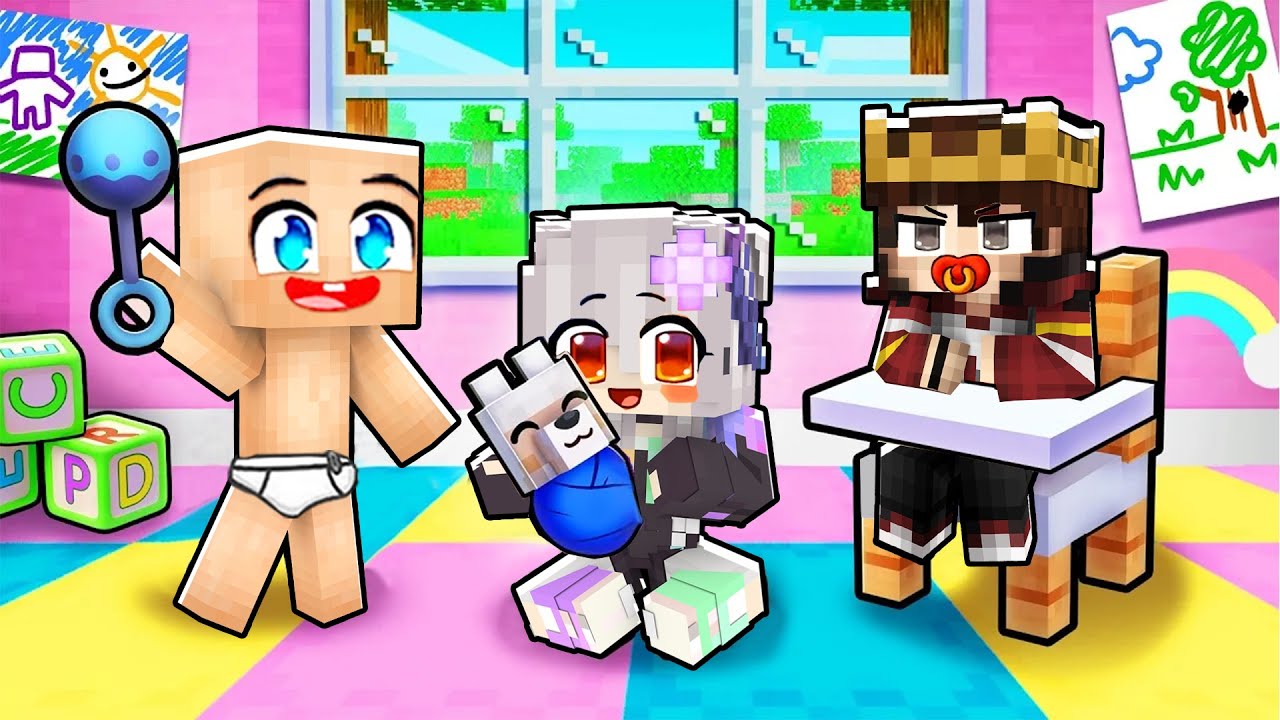 Minecraft'ta Ailecek Bebeğe Dönüştük
