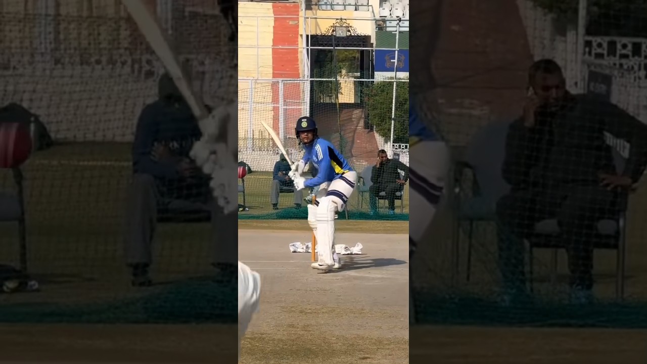 Shubman Gill preparing for Ranji trophy 🏏 #shubmangill #batting #practice #shortsfeed #cricket