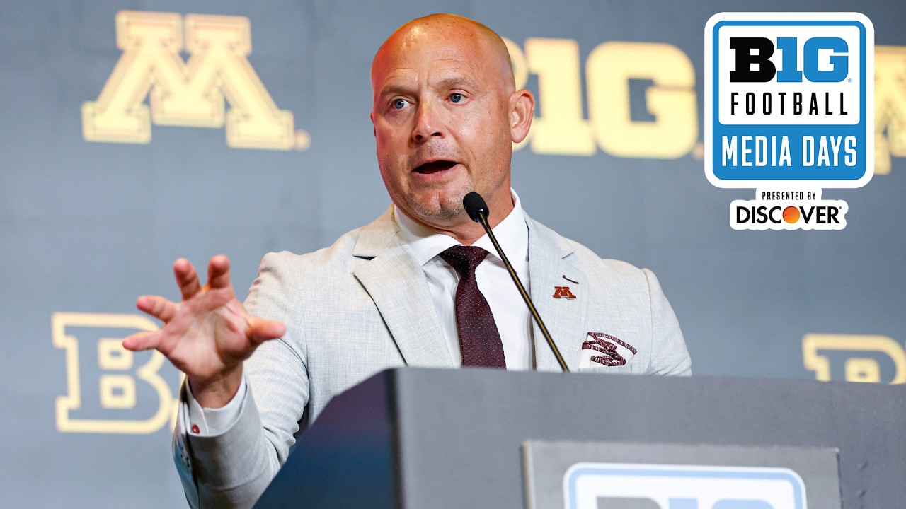 Minnesota HC P.J. Fleck Previews the Season | 2026 Big Ten Football Media Days