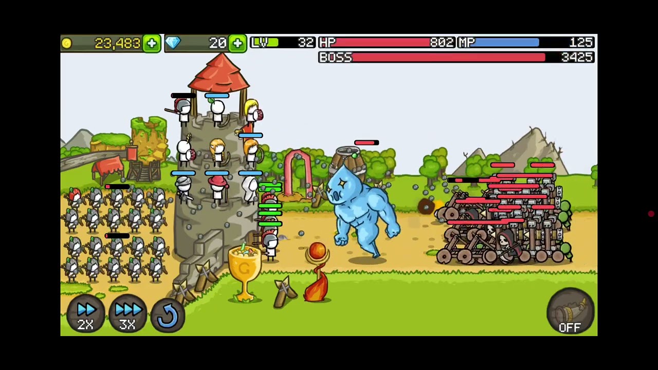 Watch me play Grow Castle for an entire hour! (No commentary + NO ADS)