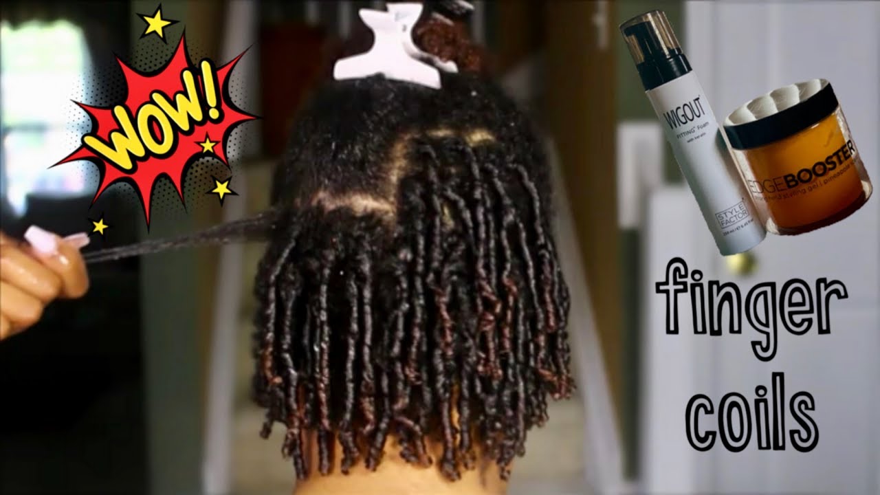 Finger Coils on My Sister’s TYPE 4 Natural Hair | ft. Style Factor line | frizzeecurlz♡