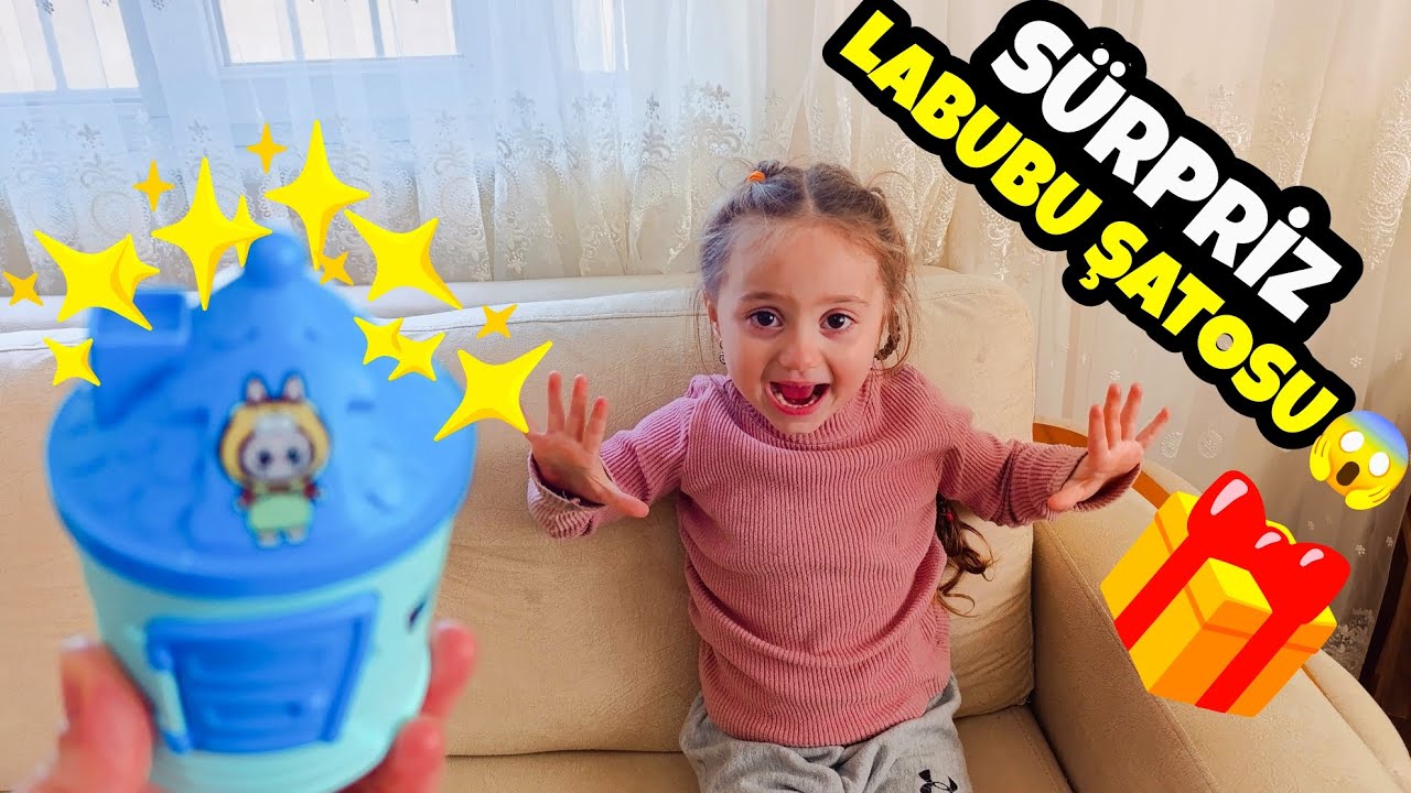 SÜRPRİZ LABUBU ŞATOSU NEREYE SAKLANDI? 😱🕵️‍♀️ (İÇİNDEKİ DEV LABUBULAR ÇIKMIYOR!) @elifsinemtv #oyun 