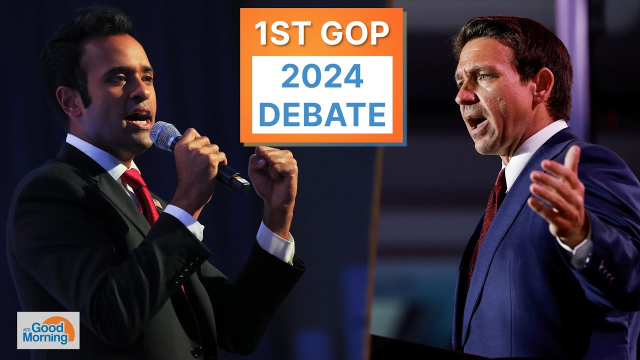 DeSantis, Ramaswamy Center Stage at 1st GOP 2024 Debate; 2 Trump Employees Under Investigation | NTD