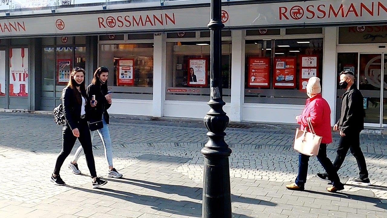 Walk in downtown Nyíregyháza, Séta Nyíregyháza belvárosában - 2021.02.26.