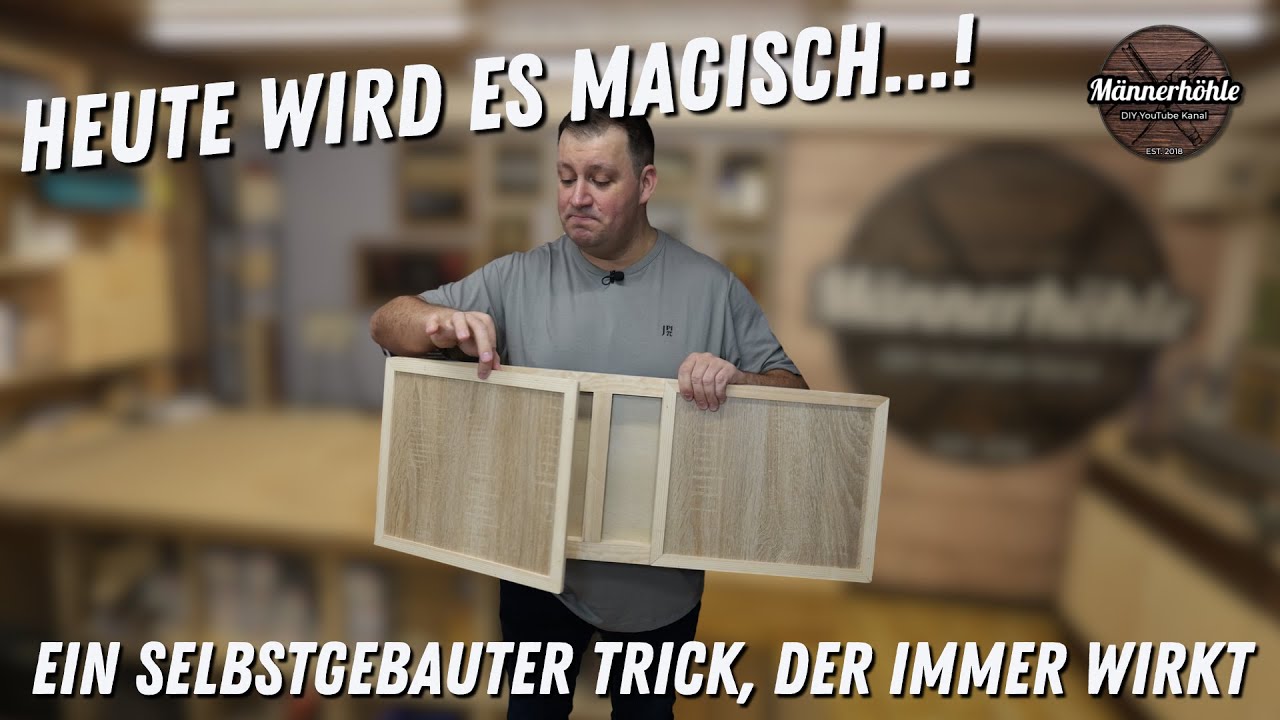 Ein bisschen Holz. Ein Trick. Großes Staunen - DIY Zaubertrick