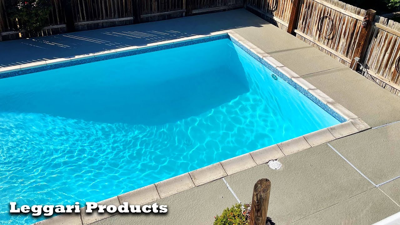 How To Repair Old Concrete On A Pool Deck | DIY Concrete Resurfacing Using Texture |Beginning To End