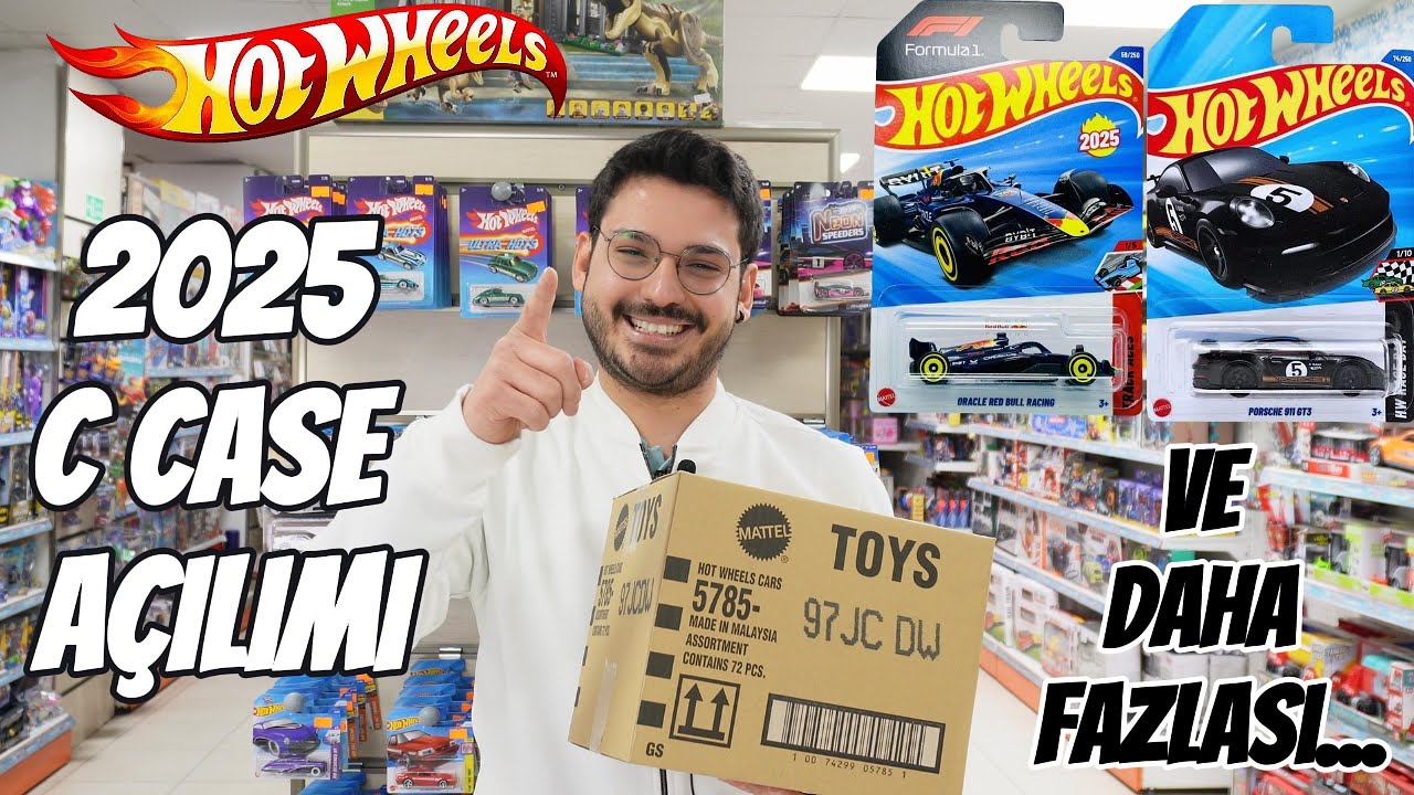 Hot Wheels 2025 C Case Açılımı | Formula 1, Porsche 911 GT3, Shelby GT500 ve Daha Fazlası!