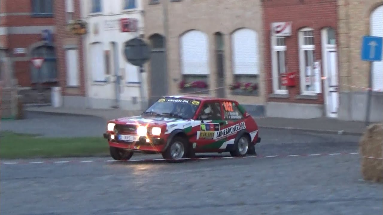Ypres Rally 2023 - SS7: Mesen 2 - all cars (raw footage) - big show/action!! + after-crash Lefebvre