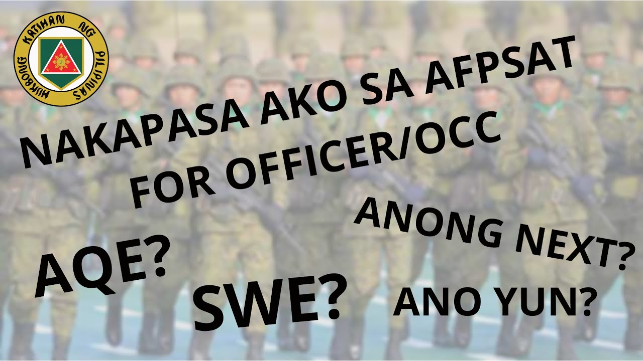 Army Qualifying Exam and Special Written Exam in PHILIPPINE ARMY OCC (AQE/SWE )| LIZ CAMILA