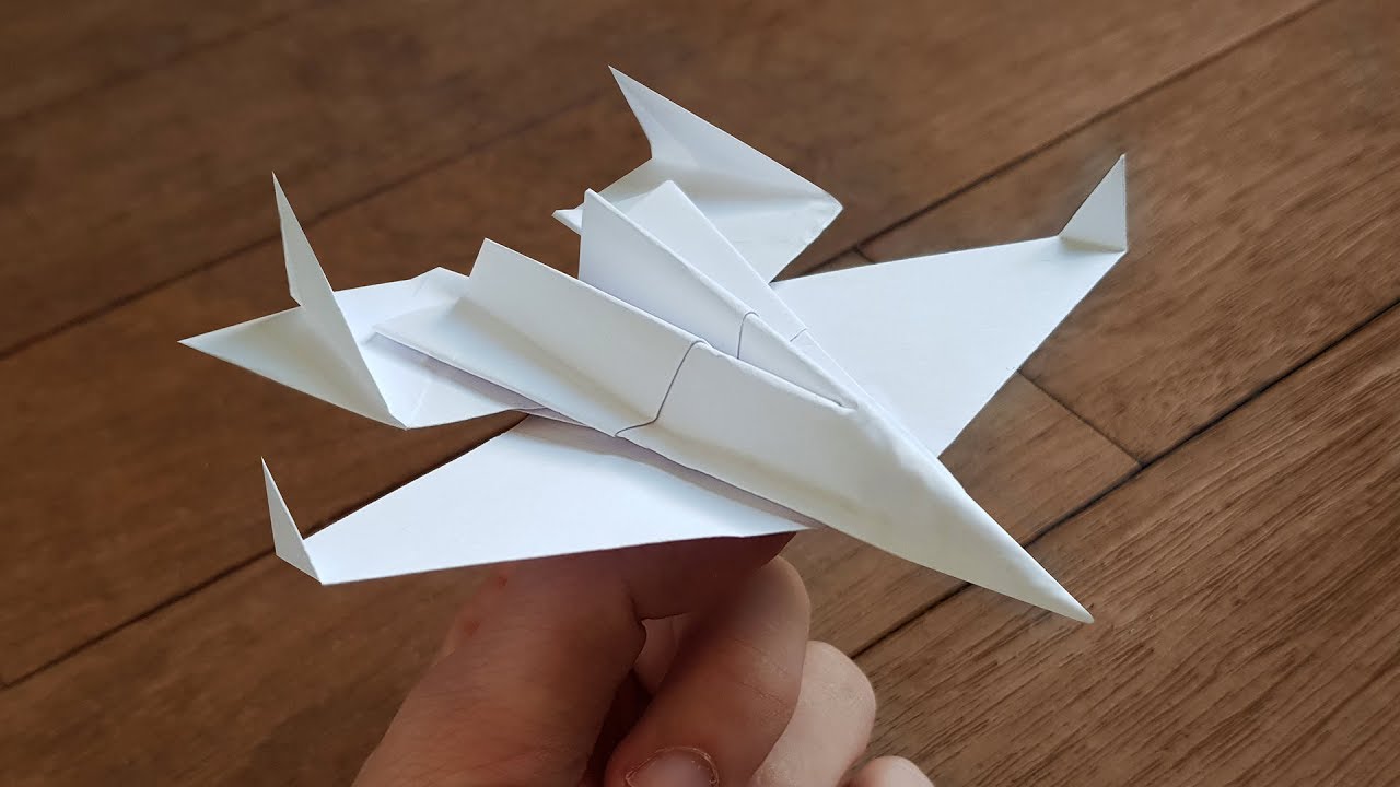 How To Fold A Paper Jet That ACTUALLY FLIES | F-14 Tomcat