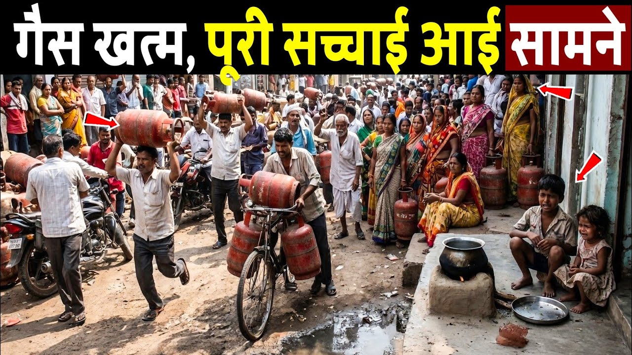 गैस खत्म, पूरी सच्चाई आई सामने! LPG Cylinder Crisis ! LPG Gas Shortage in India