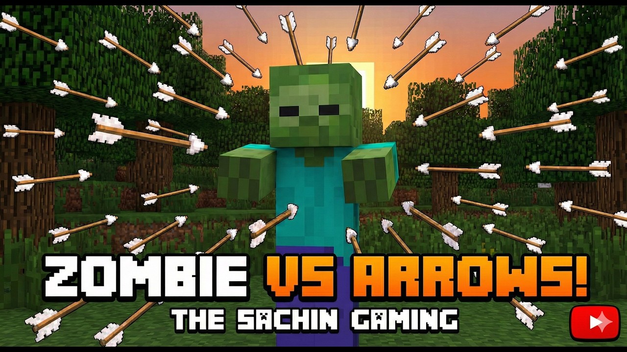 ZOMBIE vs 99,999 ARROWS! 🏹 (Can I Break the World Record?) 🌎 | Razer Partner 🐍