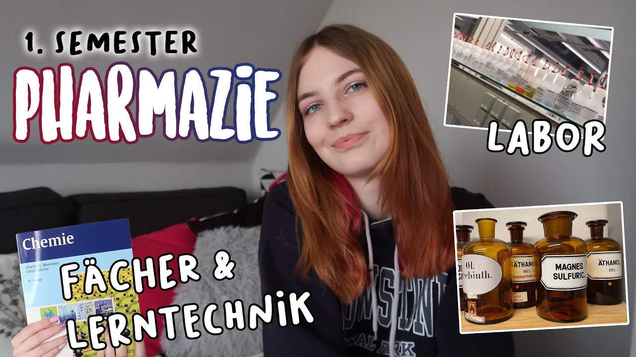 Semesterrückblick Pharmazie 1. Semester👩‍🔬📚