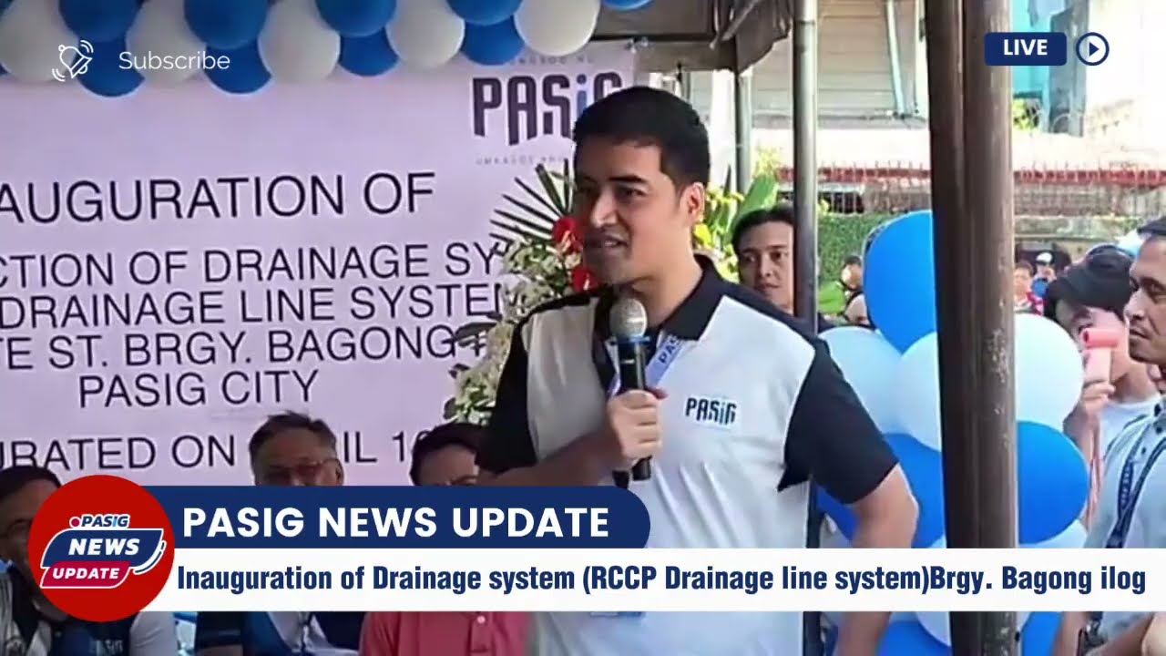 🔵 Mayor Vico Sotto INAUGURATION OF DRAINAGE SYSTEM, April 16, 2026 | Pasig City