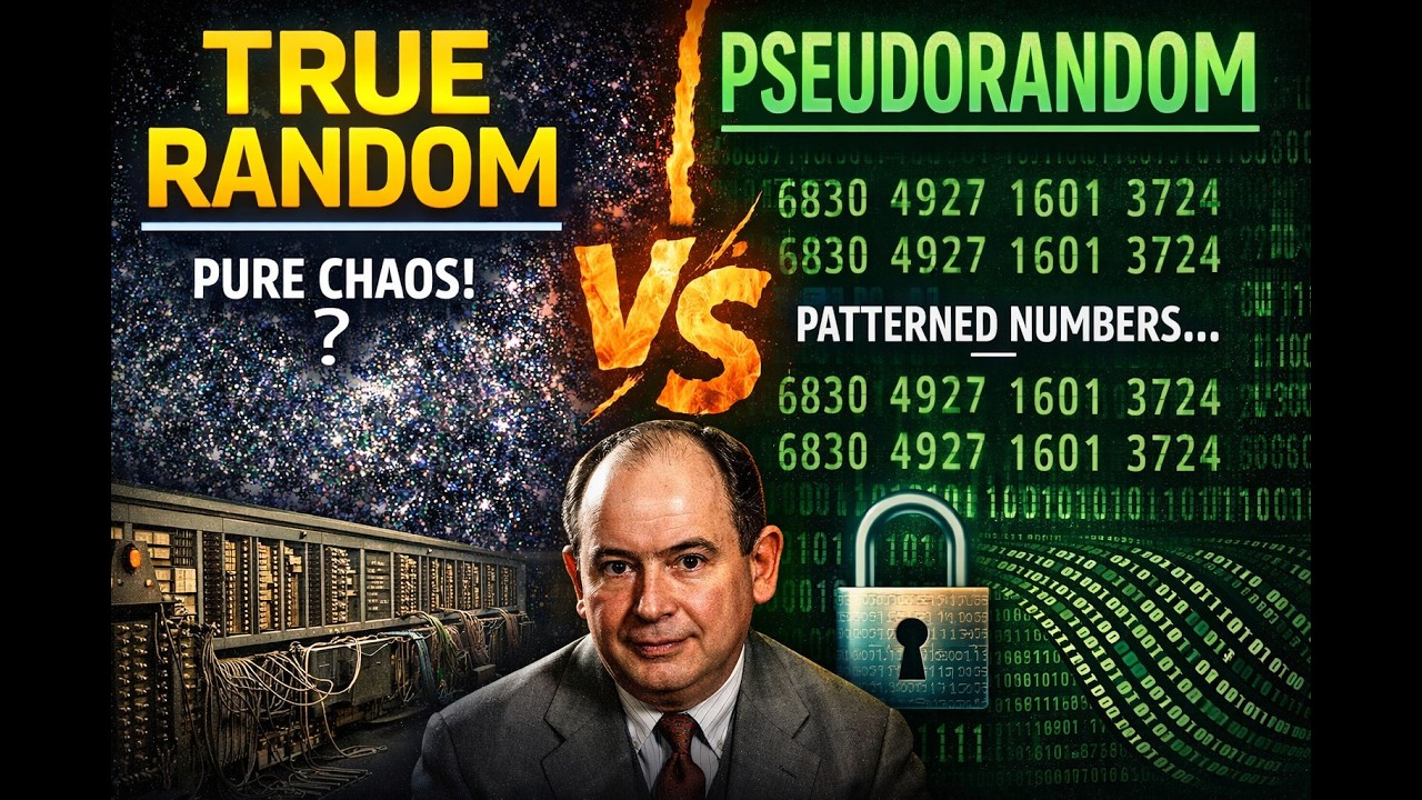 True Random vs Pseudorandom: ENIAC, Seeds & the Illusion of Security