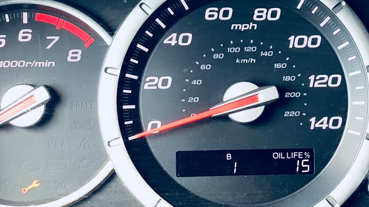 HOW TO RESET THE OIL LIFE % -  HONDA PILOT 2006, 2007, 2008, 2009, 2010