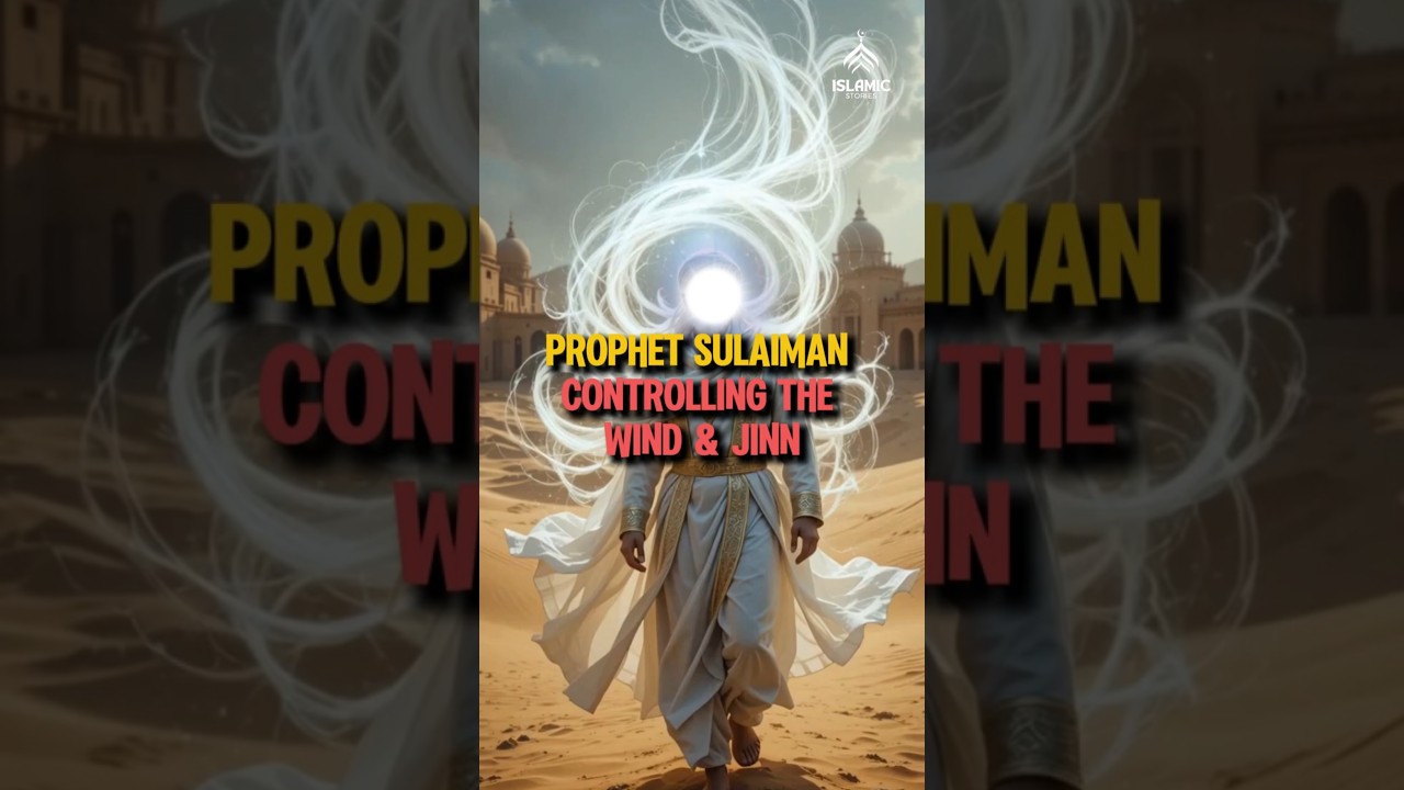 Prophet Sulaiman's Incredible Miracle: Commanding the Winds and Jinn #islamicshorts #shortvideo