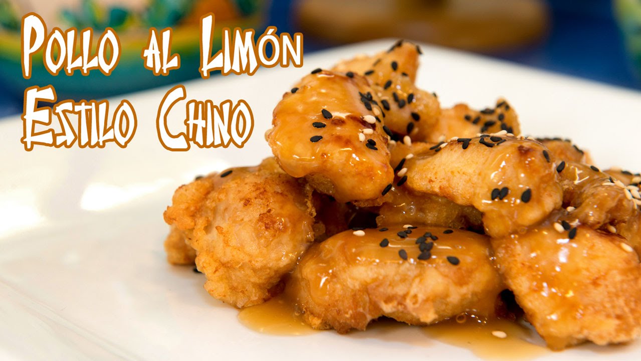 Pollo al Limon Estilo Restaurante Chino