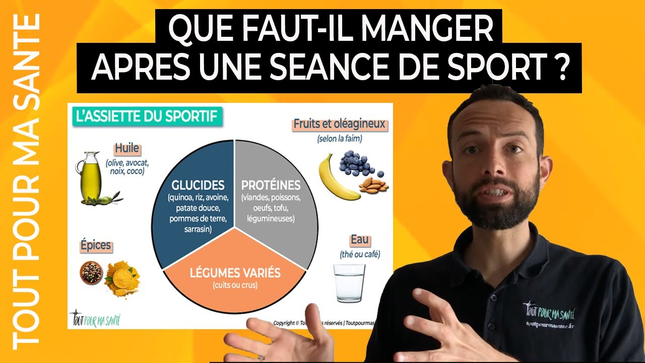 Que manger après le sport ? Repas et alimentation du sportif