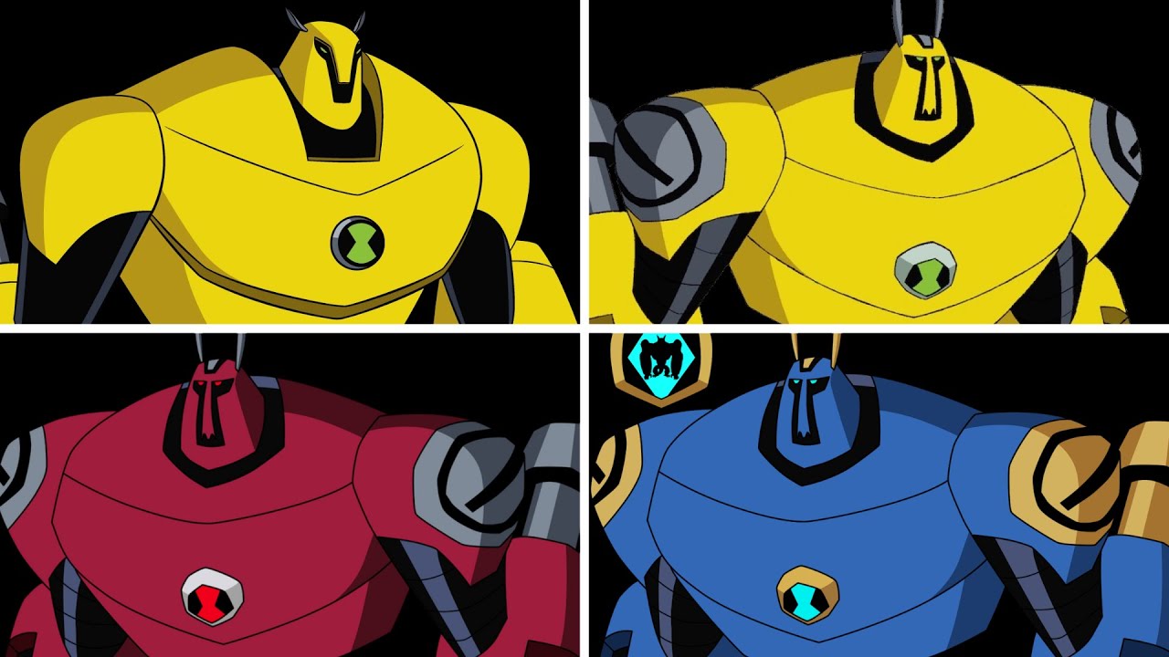 🇧🇷 Todas as Transformações do Armatu - ben10 (Dublado)