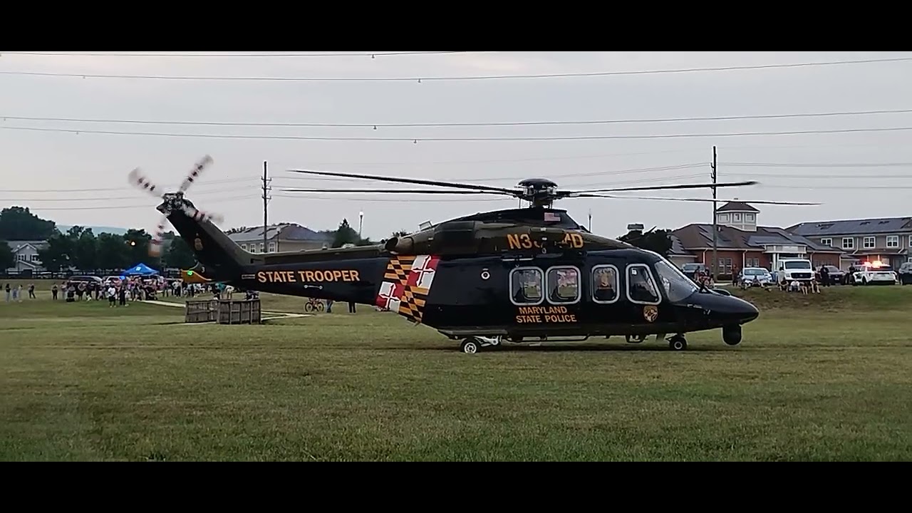 Trooper 3 taking off. National Night out 08/05/2025