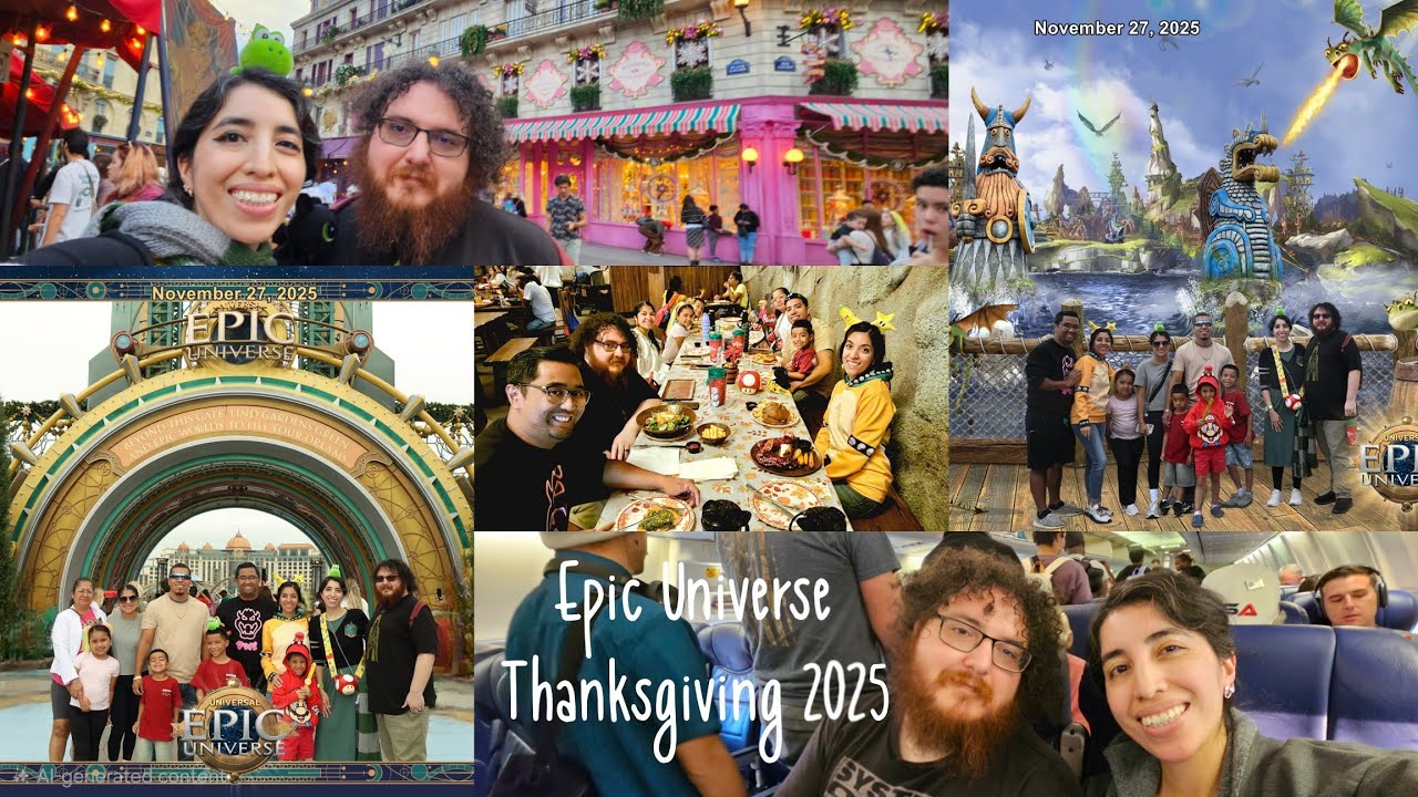 Epic Universe Thanksgiving 2025 | Vlog