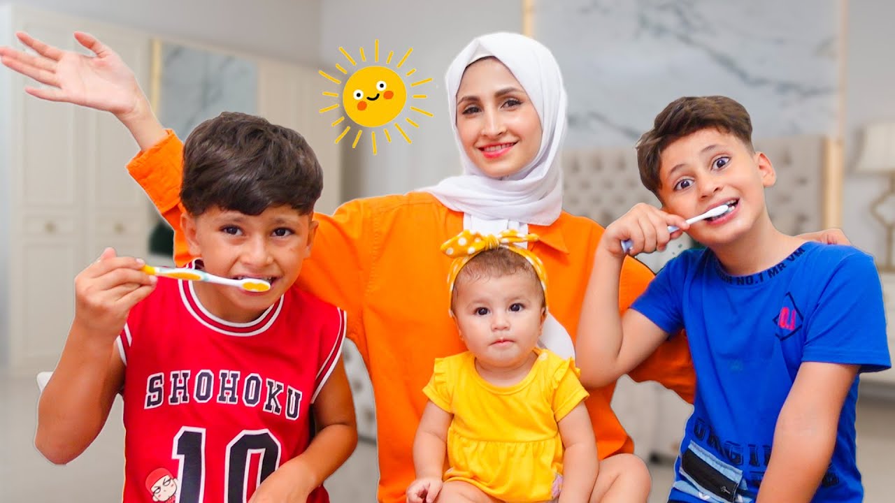روتيني الصباحي...☀️ام ل 3 اطفال ....👦👦🧒