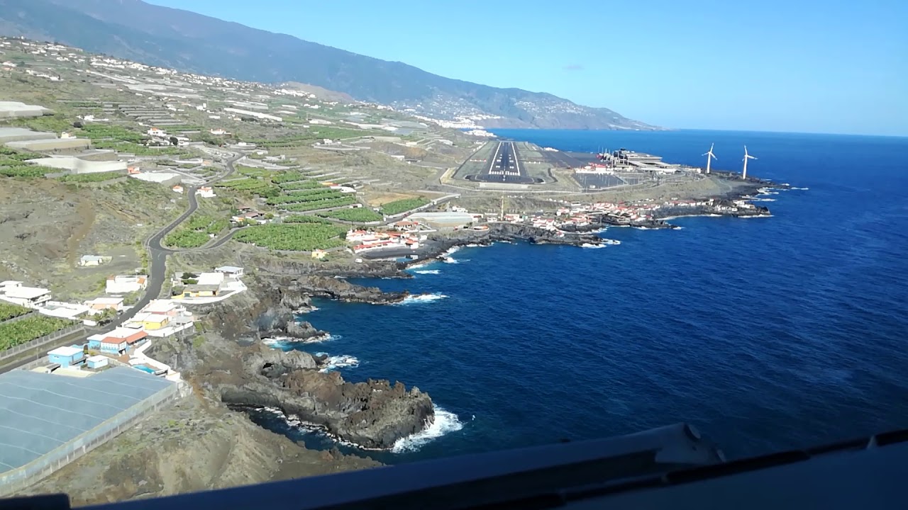 ATR ...CANARYFLY...Aproximacion NDB ..RWY..36 ,LA PALMA ..