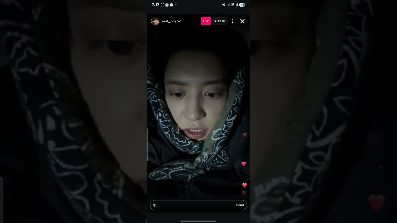 260122 @real__pcy EXO CHANYEOL IG LIVE