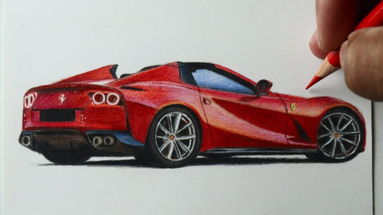 Como desenhar uma Ferrari 812 GTS