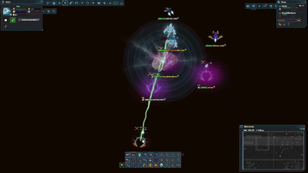 DARKORBİT TR4-6 NOVA #ADS VS EKİP BL SAVAŞI