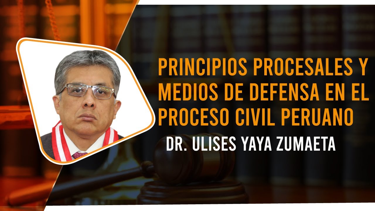 🔴 PRINCIPIOS PROCESALES Y MEDIOS DE DEFENSA EN EL PROCESO CIVIL PERUANO
