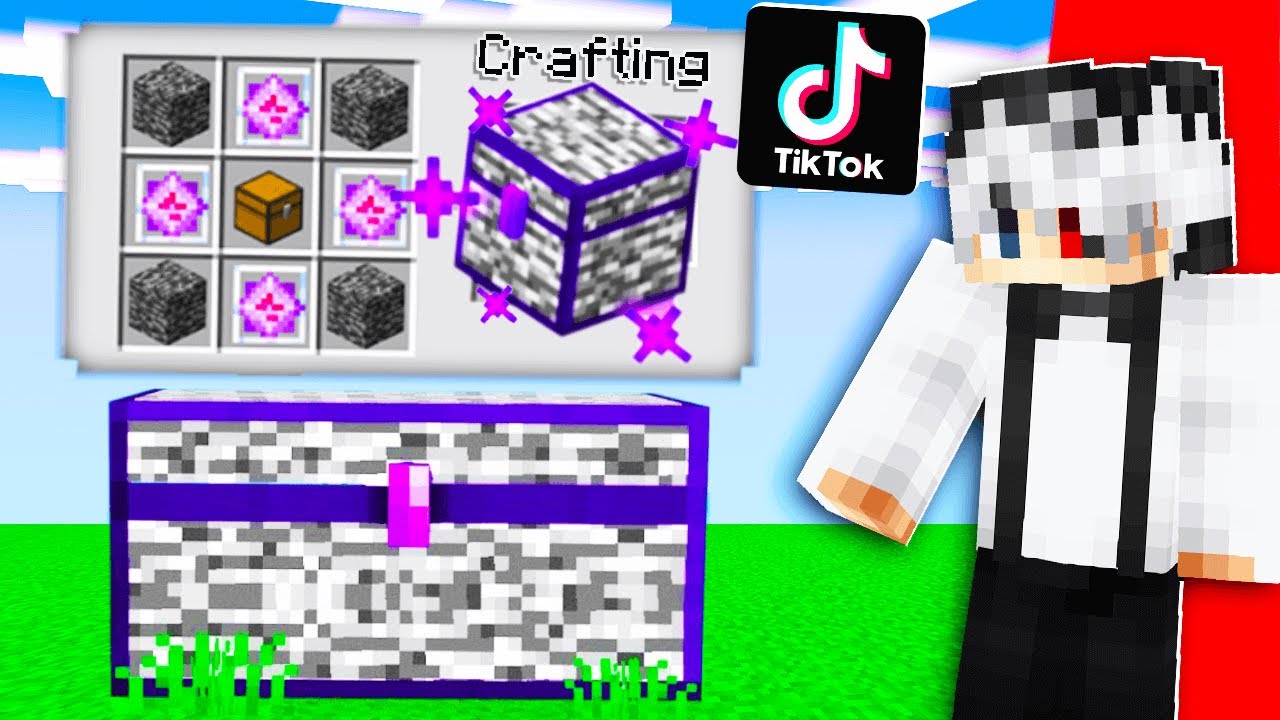 Am Testat TIKTOK-uri FAKE cu MINECRAFT si CHIAR AU MERS! *wow*
