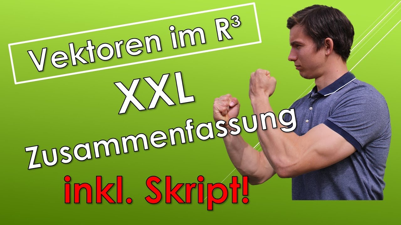 Vektoren im R³ - XXL Zusammenfassung (mit SKRIPT!)