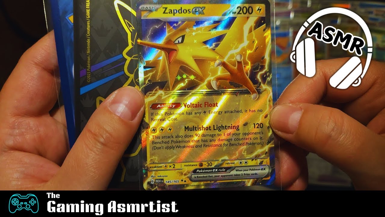 ASMR Pokémon | Opening Random Scarlet & Violet 151 Holo/EX Cards