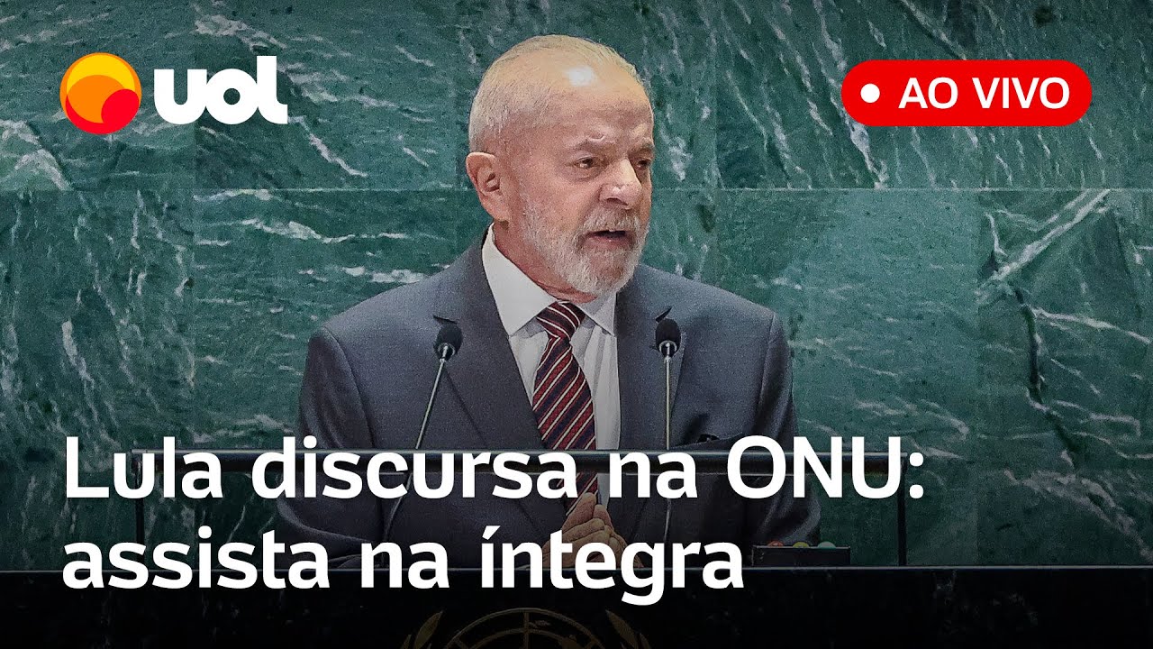 Lula na ONU ao vivo: veja discurso na Assembleia Geral das Nações Unidas; assista completo
